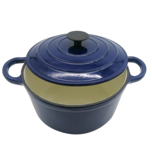 Cookwin hộ gia đình 22cm gang súp nồi không dính men đồ nấu nướng crock nồi cho nấu ăn và nướng bánh - Product Image 5