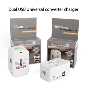 Dual USB Multifunctional Universal Travel <strong>Adapter</strong> <strong>EU</strong> UK US AU AC Power Charger Outlet Converter Socket <strong>Plug</strong> Adaptor Connector - Product Image 3