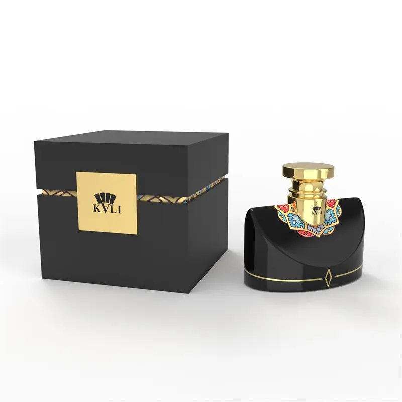 Caixa de embalagem de perfumes de design quadrado, caixas vazias de presente para assinatura de fragrância on-line