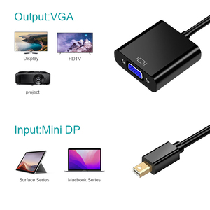 Mini Displayport-Vgaアダプター2パックミニディスプレイポートDp-Vgaケーブルコンバーターオス-メスアダプター - Product Image 5