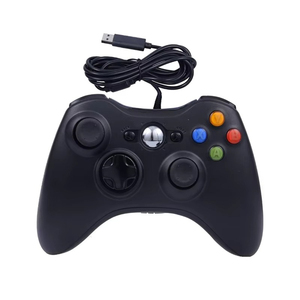 ジョイスティックインターフェイスを備えたPCおよびコンソール用の振動モーターを備えた新しいXbox360有線USBゲームパッドコントローラー用 - Product Image 1