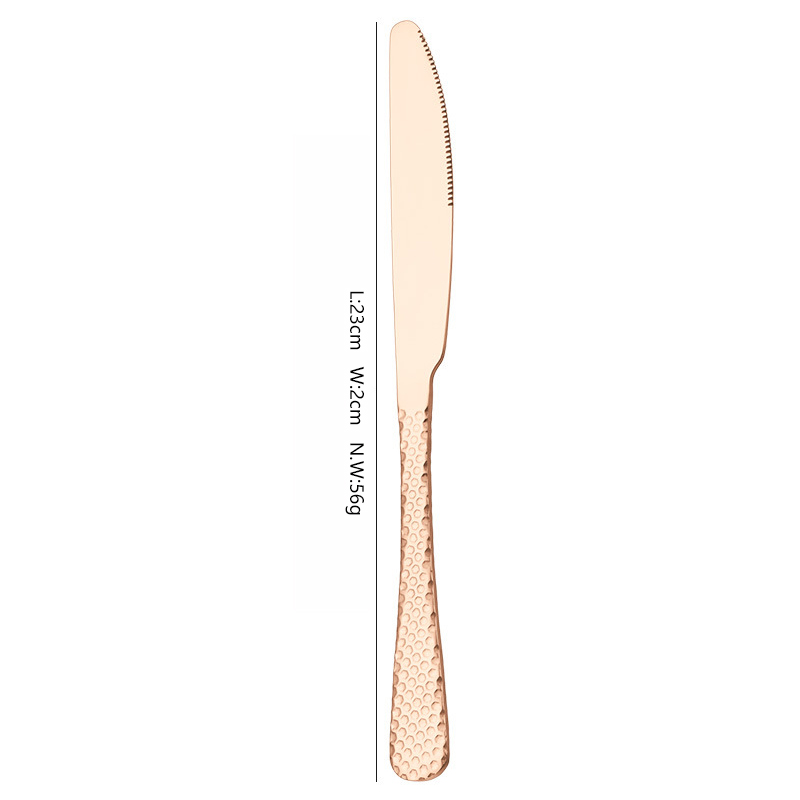 Rose Gold Dinner Knife