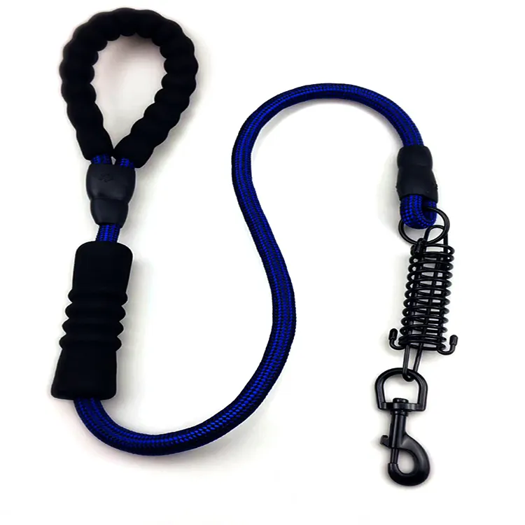 Fashion design High quality round rope adjustable PP dog leash for pet leash