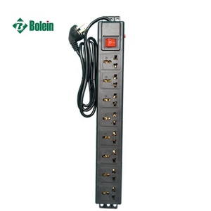 Güç anahtarı Network dolabı güç dağıtım ünitesi ile Bolein 6 yollu PDU 1.5U endüstriyel evrensel tip - Product Image 1