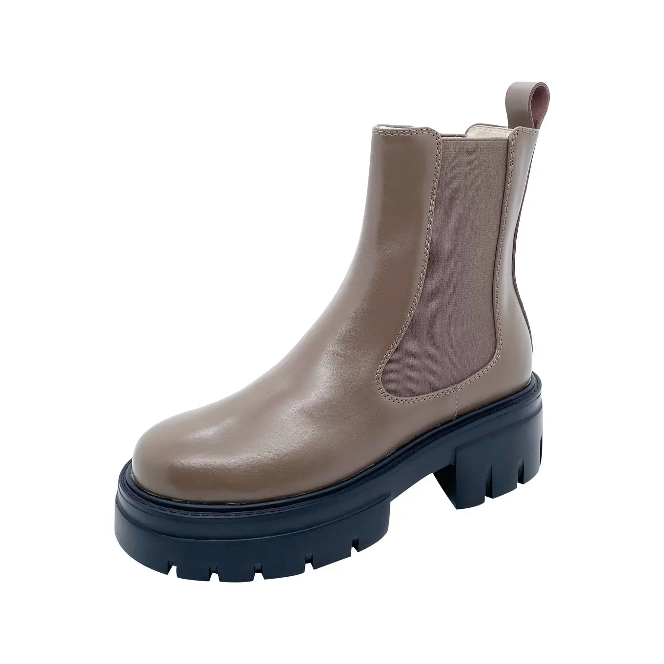 Vente en gros de bottes en cuir personnalisées professionnelles pour femmes augmentant la taille tendance de la mode