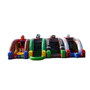 Aufblasbare 7-in-1-Sportherausforderung | Multi-Game Blow-Up-Ziels tation für Events und Vermietungen