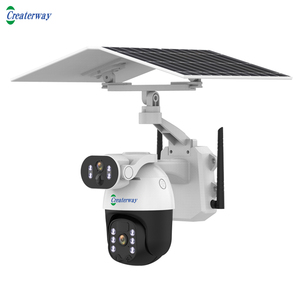 6MP doppia lente Smart Ai sicurezza CCTV energia solare telecamera per esterni Video IP per sistema di sorveglianza domestica - Product Image 1