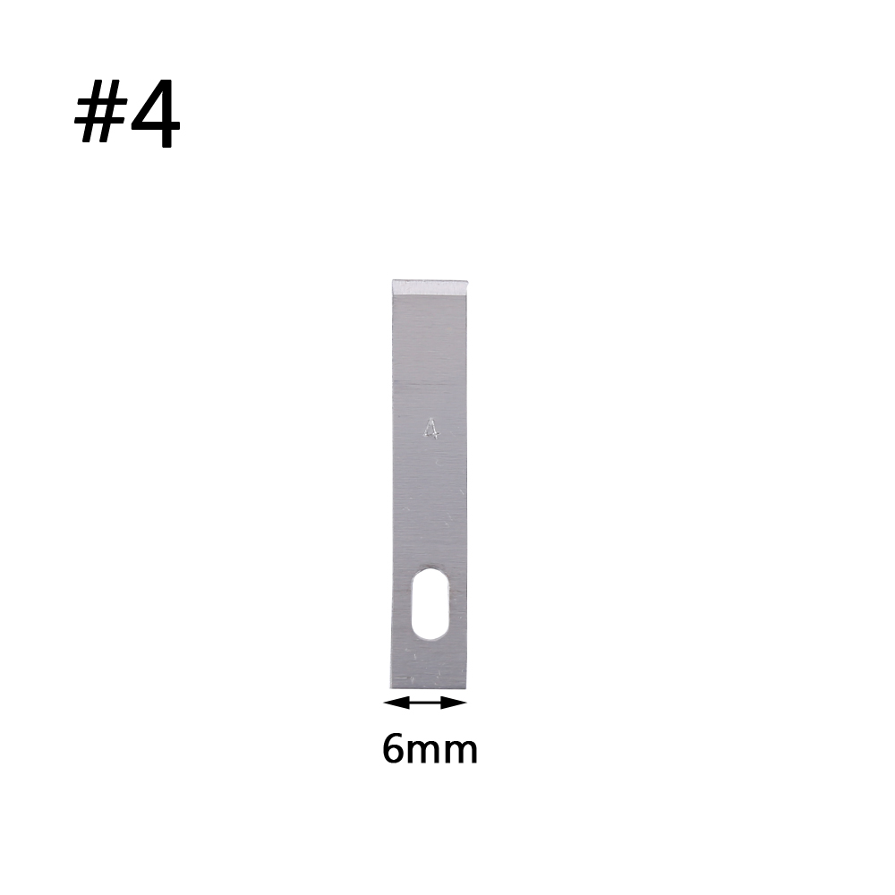 10pcs/lot Stainless Steel Blade for Wood Carving Engraving Craft Sculpture Knife Scalpel Cutting Tools for PCB Repair