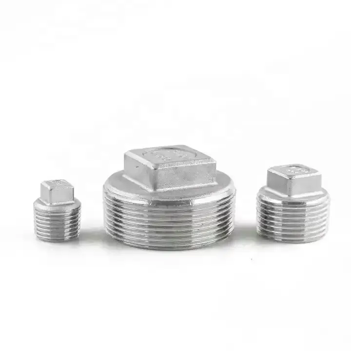 316 in acciaio inox WZ 316l filettato NPT BSP presa idraulica quadrata per olio acqua NPT BSPT BSPP NPT G 1-1/4 "DN32