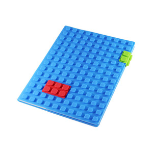 取り外し可能なブロック付きの最高品質のカスタムシリコンカバー日記ノートブック - Product Image 4