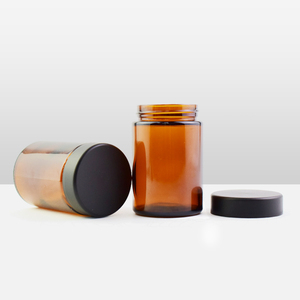 5oz Glass <strong>Jar</strong> Brown Flower Storage Childproof Cap Glass <strong>Jars</strong> See Through Smell Proof 2oz Child Resistant <strong>Jar</strong> Amber Smooth Black