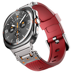 titanium-colored connector-red bayer tpu
