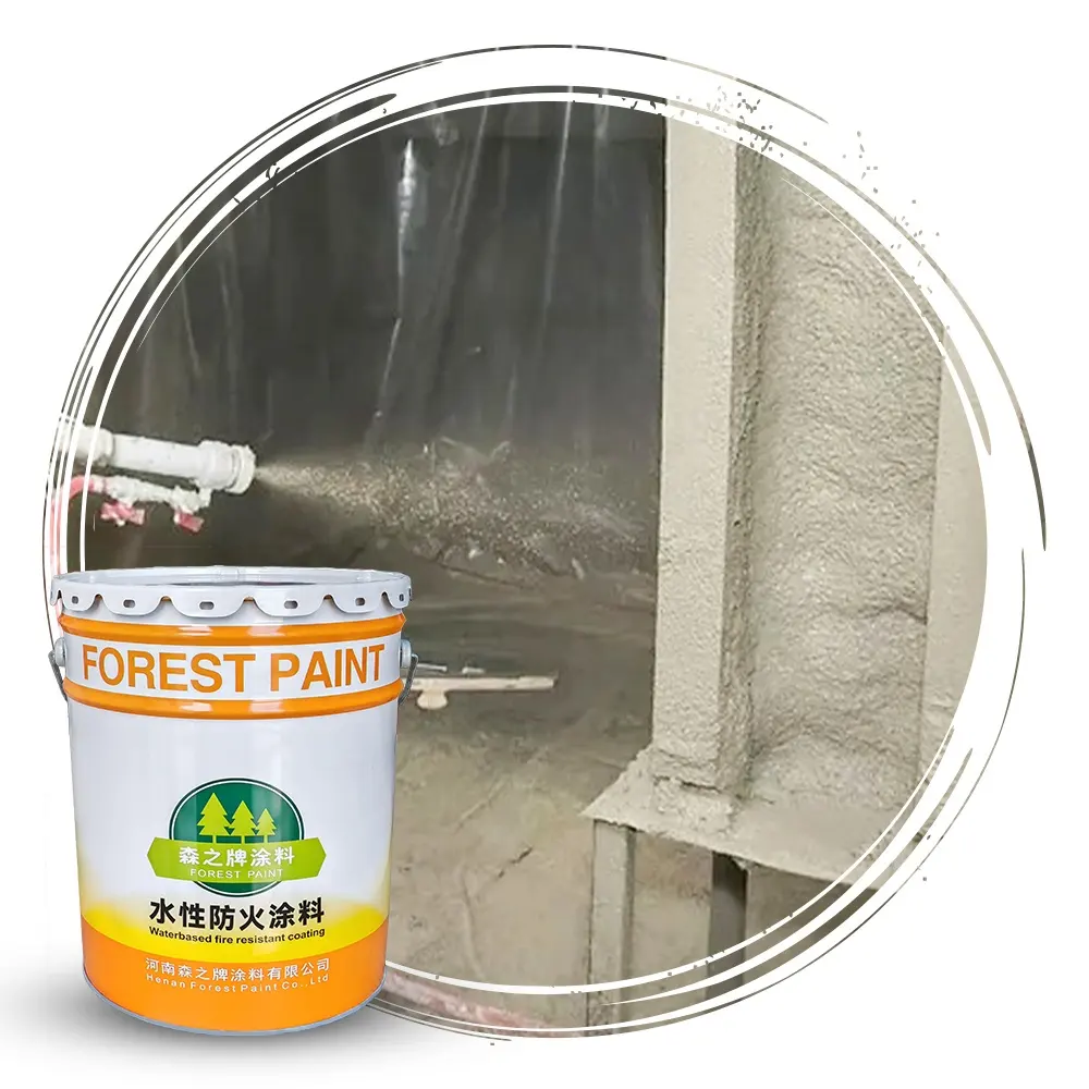 Cementitious 180 דקות 3 שעות חסין אש ציפוי מעכב אש צבע עבור מתכת פלדת מבנה