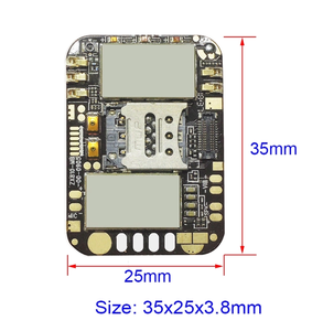 最新ZX810最小的可编程Android 3G GPS追踪芯片3G GPS模块跟踪器gps免费应用程序 - Product Image 2