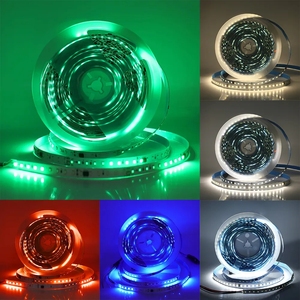 DC 24V 5/10/20 WS2811 LED şerit işık 2835 beyaz tek renk piksel adresli koşu su Flowin at yarışı 120LED/M lamba - Product Image 6