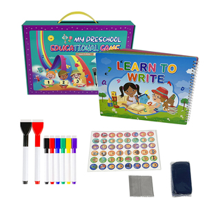 Reusable Handwriting Workbooks Learn to <strong>Write</strong> English Worksheets Laminated Children Book Worksheets Tracing for Toddlers - Product Image 6