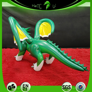Hongyi oyuncak binmek şişme yeşil ejderha kanat özel şişme gıcırtılı ejderha modeli ile eğlenceli - Product Image 5