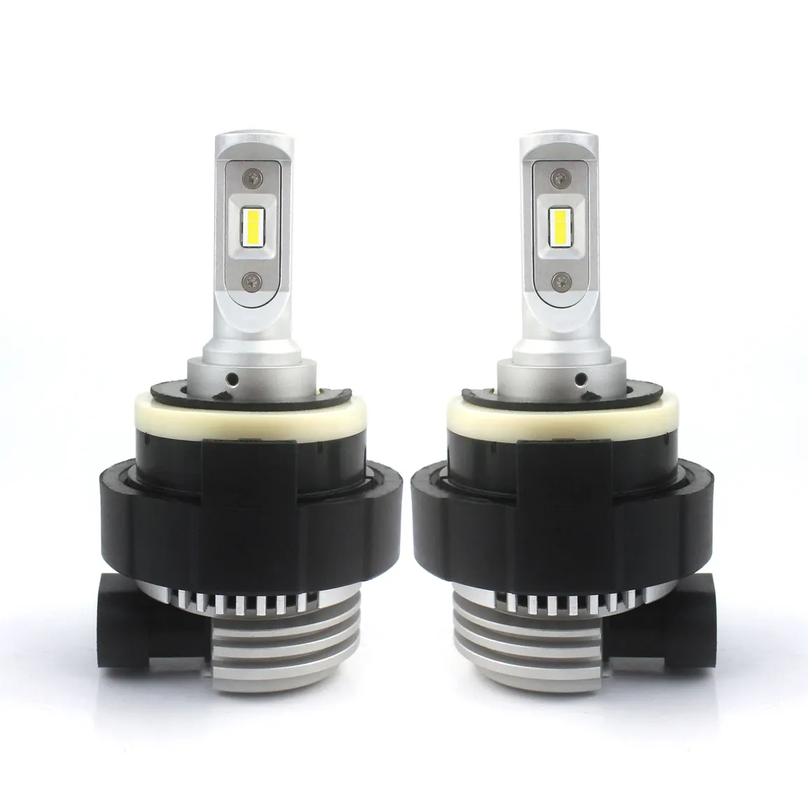 OEM Kit Lampu Depan LED H7 5000LM, Lampu Depan LED Mobil dengan 7038 CIP Canbus DRL untuk E46 E90 Seri BM-W-3 6500K