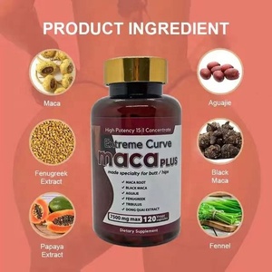 7500mg Max Macaプラスカプセルバットリフティングピル大きなお尻大きなヒップベストハーブ拡大バットブースターカーブカプセル