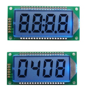 Benutzer definierte 4 Zahlen Ziffern Uhr lcm lcd serielle LED Hintergrund beleuchtung Modul - Product Image 1