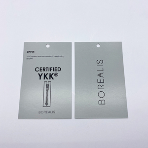 0.3Mm Độ Dày Biểu Tượng Cá Nhân Hình Chữ Nhật Bán Buôn Tông Quần Áo Treo Thẻ Nhãn Với Chuỗi - Product Image 6