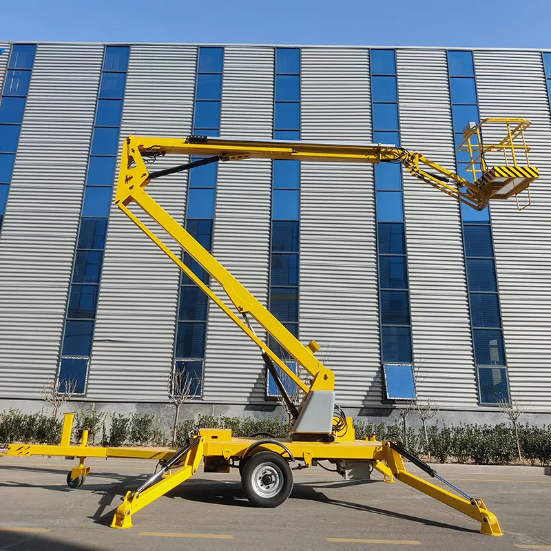 LTMG elevador telescópico articulado rebocável de trabalho aéreo, elevador hidráulico selecionador de cereja para venda