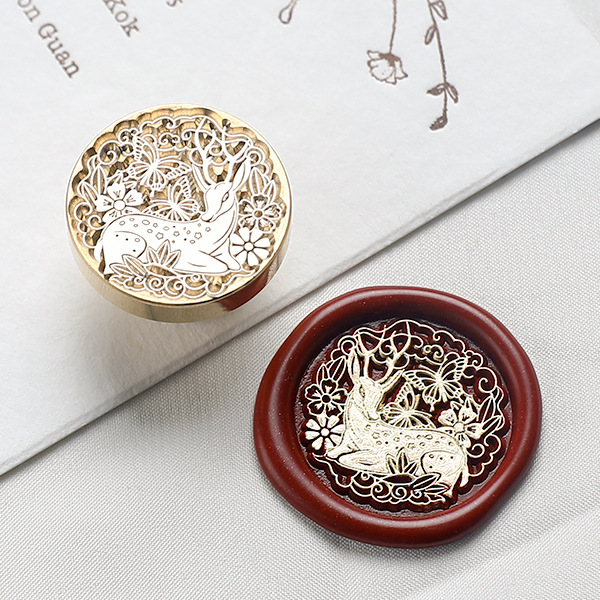 Cloud Brocade Butterfly Deer (25mm)