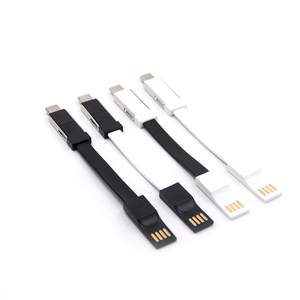 价格便宜的工厂3合1微型Usb C型至C型快速充电电缆便携式多钥匙扣短数据线电缆 - Product Image 3