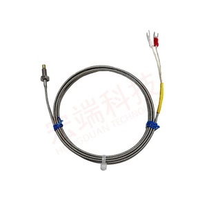 Sensor de termopar blindado tipo J de longitud personalizada Instrumento de control de temperatura preciso compatible con OEM/ODM - Product Image 1