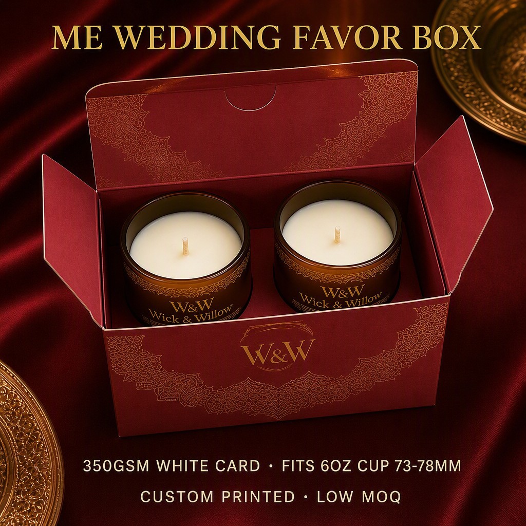 Boîte à dragées de mariage ME