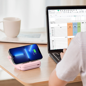 ICARER Mini Power Bank 10000mAh per famiglie di grande capacità portatile aggiornamento veloce con interfaccia di Input di tipo C e Logo personalizzato