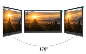 <strong>Raspberry</strong> <strong>Pi</strong> 4b 10.1 Inch Touch Screen Ips Capacitive <strong>Lcd</strong> 1024x600 Display With Acrylic Holder <strong>Monitor</strong> - Product Image 2