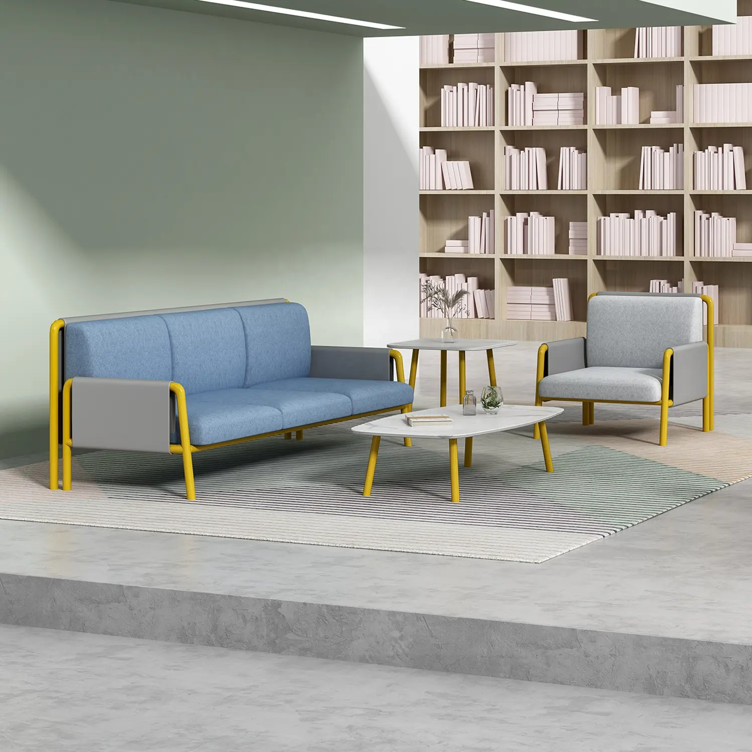 Simples Italiano Lazer Cadeira Escritório Lounge Area Casa Varanda Cadeira reclinável Simulação Couro Sofá Preguiçoso