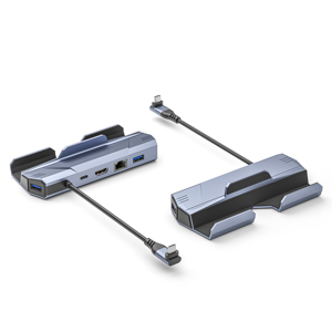 TUTI oyun konsolu tabanı 6 in 1 yerleştirme istasyonu Ethernet Hub Usb c Hub 4k 60hz NS anahtarı için Dock anahtarı - Product Image 3