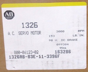 Nuevo y Original Plc NUEVO ALLEN BRADLEY 1326ABB3E113396F MOTOR 1326ABB3E113396F Controlador de programación PLC - Product Image 2