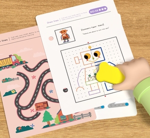 Excelente práctica Aprender a escribir patrones Dibujo Líneas Formas Pluma Control Trazado Libro DE TRABAJO PARA NIÑOS - Product Image 4