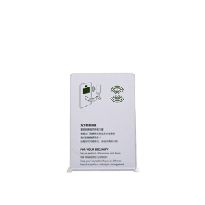 Tarjeta de llave de hotel inteligente RFID de 13,56 MHz personalizada, Mini Etiqueta de PVC PET con chip ISO 1K, código QR NFC para control de acceso sin contacto - Product Image 1