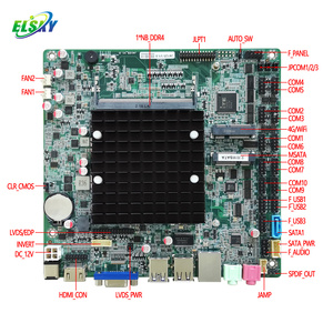 ELSKY MINI-ITX Motherboard for Computers M415F with Processor Celeron J4125 Pentium J5040 DDR4 Max 32GB RAM VGA/DP HD_MI 2.0 - Product Image 2