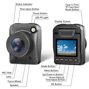 TL3000 zaman atlamalı kamera Ip66 su geçirmez Led düşük işık dijital Timelapse kamera tam renkli 1080p Hd zamanlayıcı kamera Video kaydedici - Product Image 3