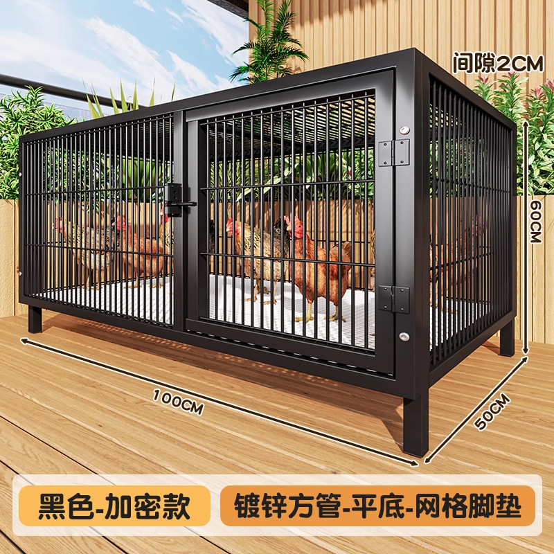 100 black-galvanized carbon steel-thickened anti-theft