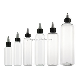 透明メジャースケール目盛り付きラインジュース30ml60ml 100ml 120ml 150ml 180ml 6 oz 4 oz2ozクリアPETツイストキャッププラスチックボトル - Product Image 5