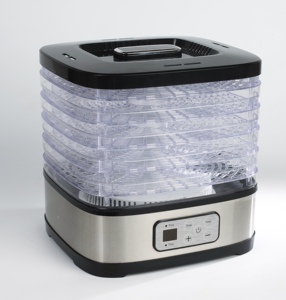 Food Dehydrator Machine | 5 Stackable Stainless Steel Trays Jerky Dryer with <strong>Digital</strong> Adjustable <strong>Timer</strong> and <strong>Temperature</strong> <strong>Control</strong> - Product Image 5