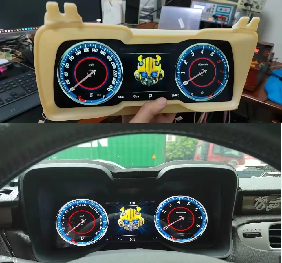 عداد مسافات السيارة لسيارة شيفروليه كامارو-من المجموعة الرقمية LCD لوحة لوحة عدادات رقمية سيارة chevolet Camaro