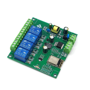 Fuente de alimentación AC/DC ESP8266 WIFI Módulo de relé de cuatro vías Placa DE DESARROLLO DE para control de microcontrolador PCBA SMT ODM OEM - Product Image 3