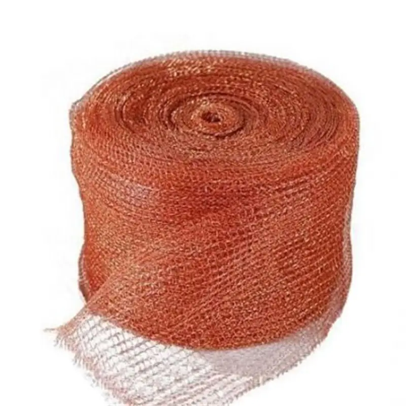 Copper Mesh Roll Robustes 4 "x 40" reines Kupfer Stuff-Fit Wire Kupfer Pest Control Mesh für Nagetier Vogel-und Schnecken schutz draht