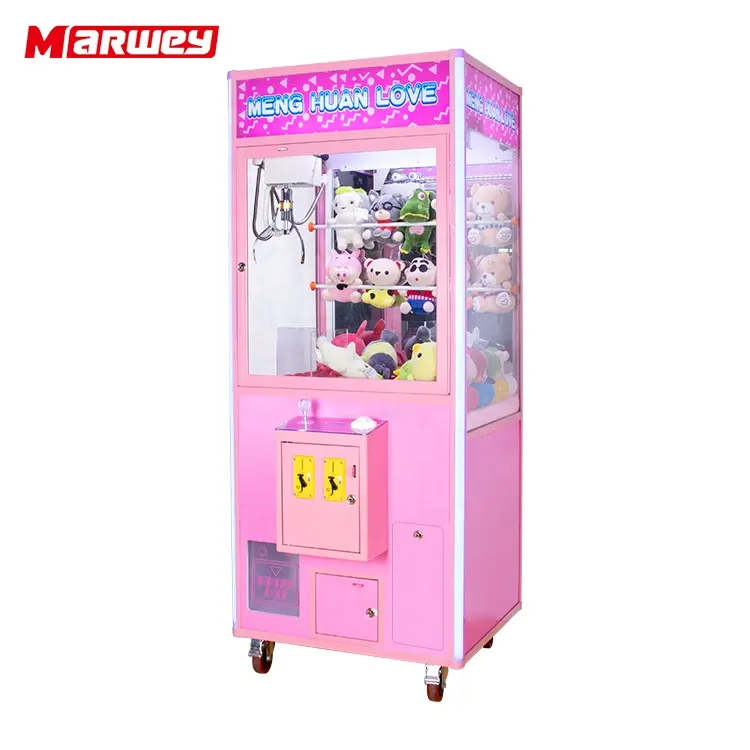 Venda quente Boneca Garra Máquina Indoor Coin Operated Arcade Game Machines Crianças Brinquedo Garra Crane Machine Atacado