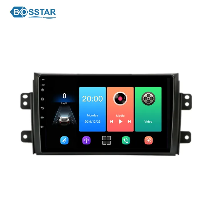 Автомагнитола на Android для Suzuki SX4 2006-2013 для Fiat Sedici 2005-2014, автомобильный мультимедийный DVD-плеер с GPS, Авторадио 2din