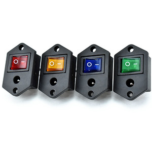 <strong>5</strong>.5X2.<strong>1</strong> or <strong>5</strong>.5X2.<strong>5</strong> MM <strong>5</strong>.5MM <strong>2</strong>.1MM <strong>2</strong>.5MM Jack DC Power Connector With 12 Volt Rocker Switch Kcd1 <strong>2</strong> 3 <strong>4</strong> Pin - Product Image 6