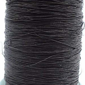 Custom Black 0.8MM 1mm 1.2mm 1.5mm 2mm <strong>Loop</strong> case Polyester Cord <strong>Elastic</strong> Accessories Ring Rope <strong>String</strong> <strong>Elastic</strong> Rope