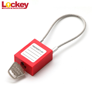 Adjustable <strong>Locks</strong> 175mm Stainless Steel Cable Pad <strong>Lock</strong> Wire Shackle Safety Padlock